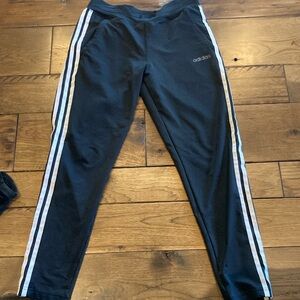 Small Adidas joggers, black